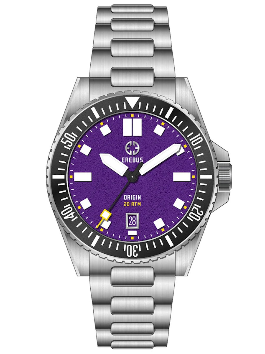 Erebus Watches ORIGIN 40 Purple