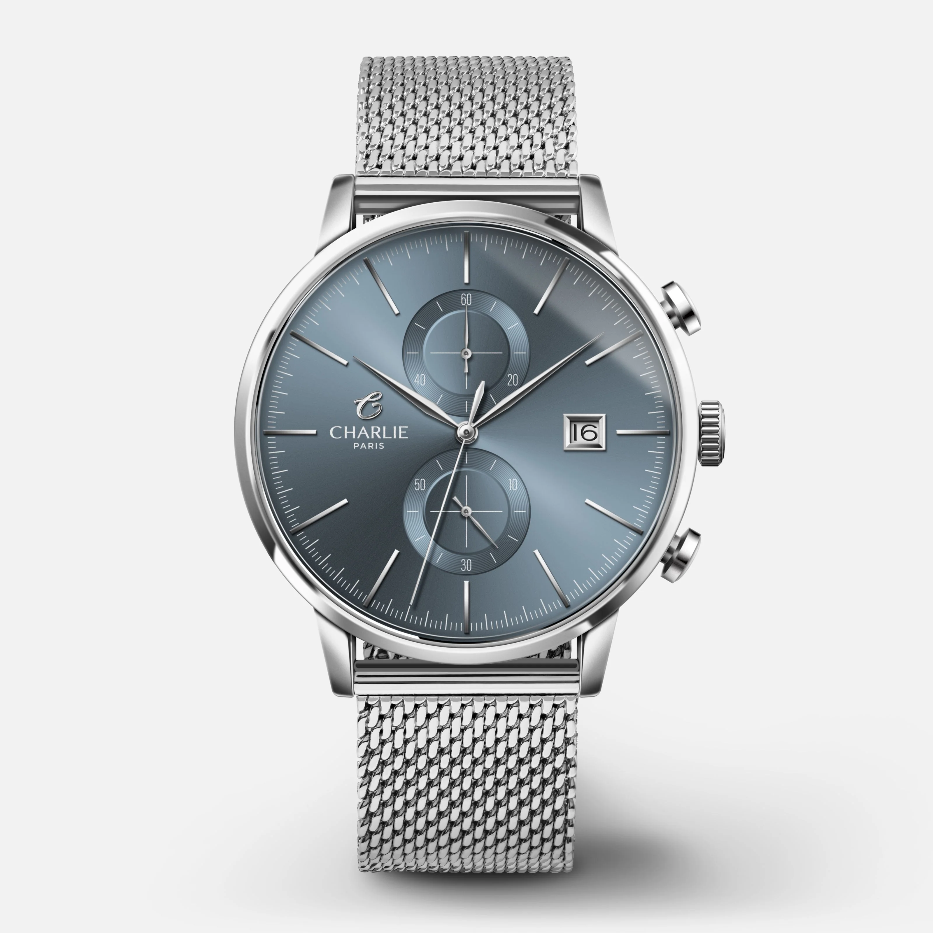 Charlie Paris HORIZON - Chronographe - Iced blue
