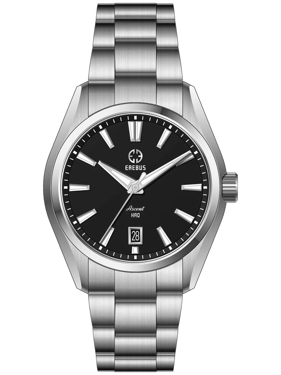 Erebus Watches ASCENT HAQ 39 Black Enamel