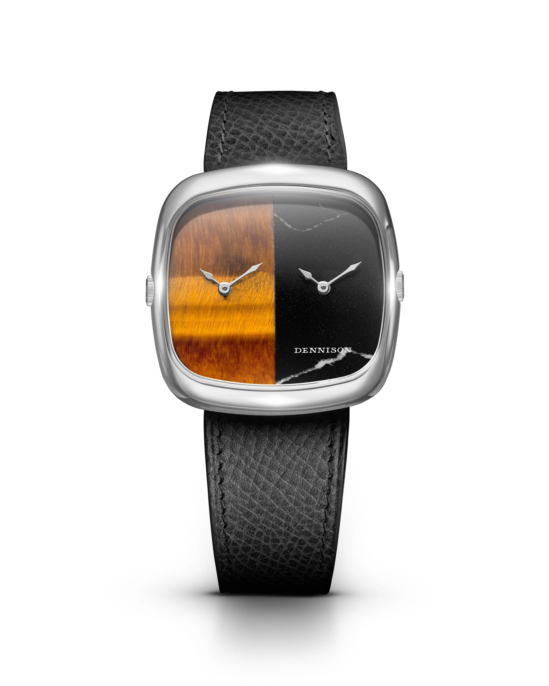 Dennison Tiger Eye & Marble In Steel