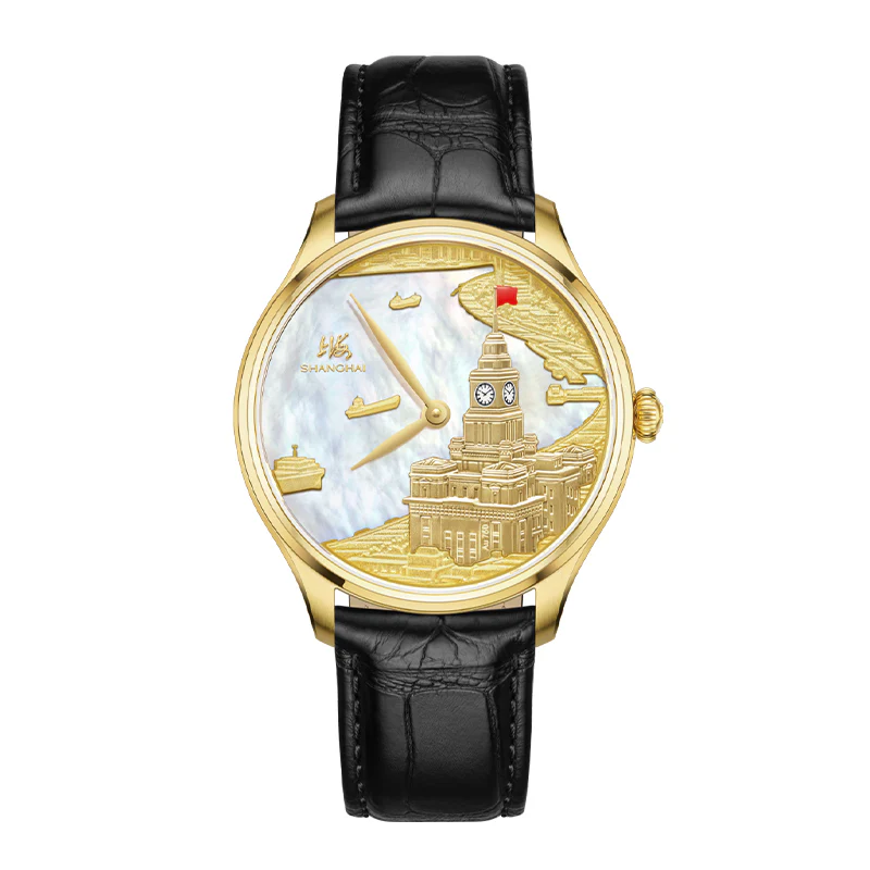 Shanghai Watch Shanghai Chime On The Bund 40mm Watch - White Dial