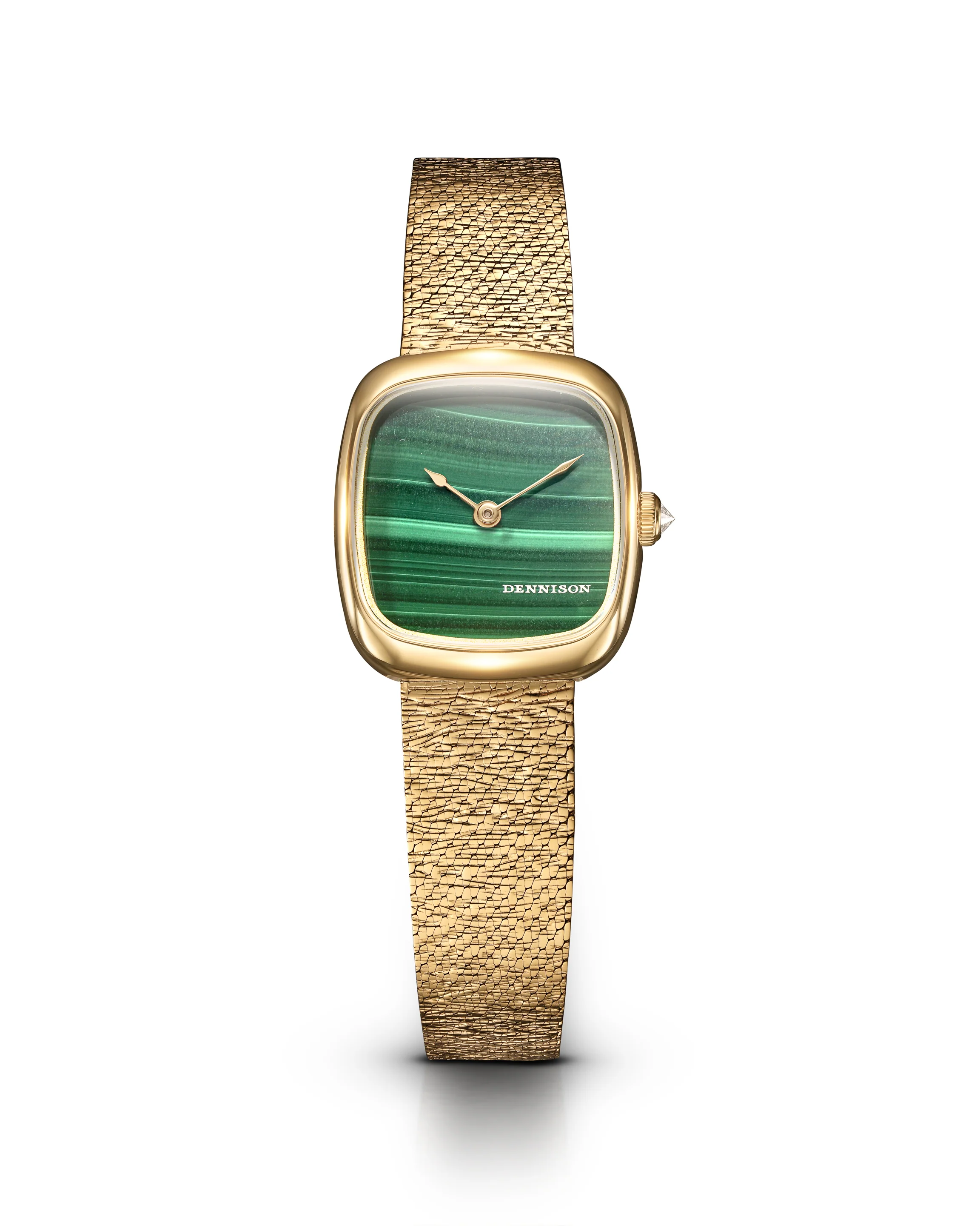 Dennison Mini Malachite In Gold