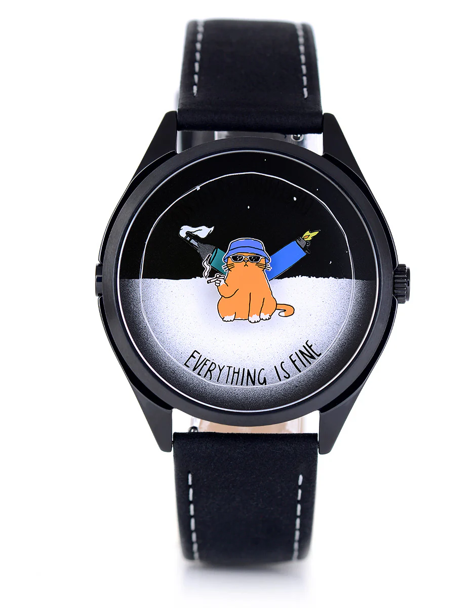 Mr. Jones Watches Feline Fine