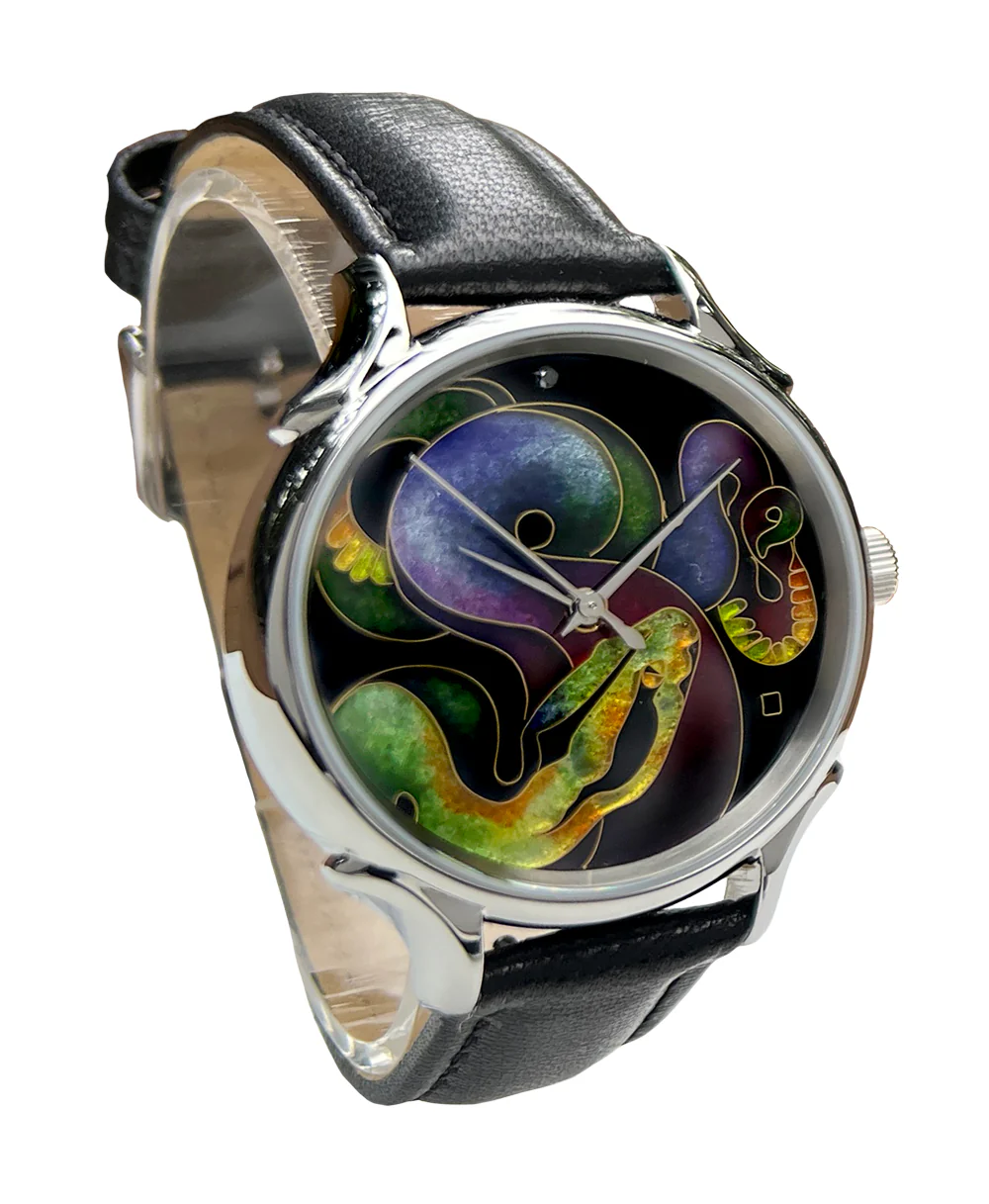 Celeste Watch Company Cloisonné Snake by Merry-Lee Rae