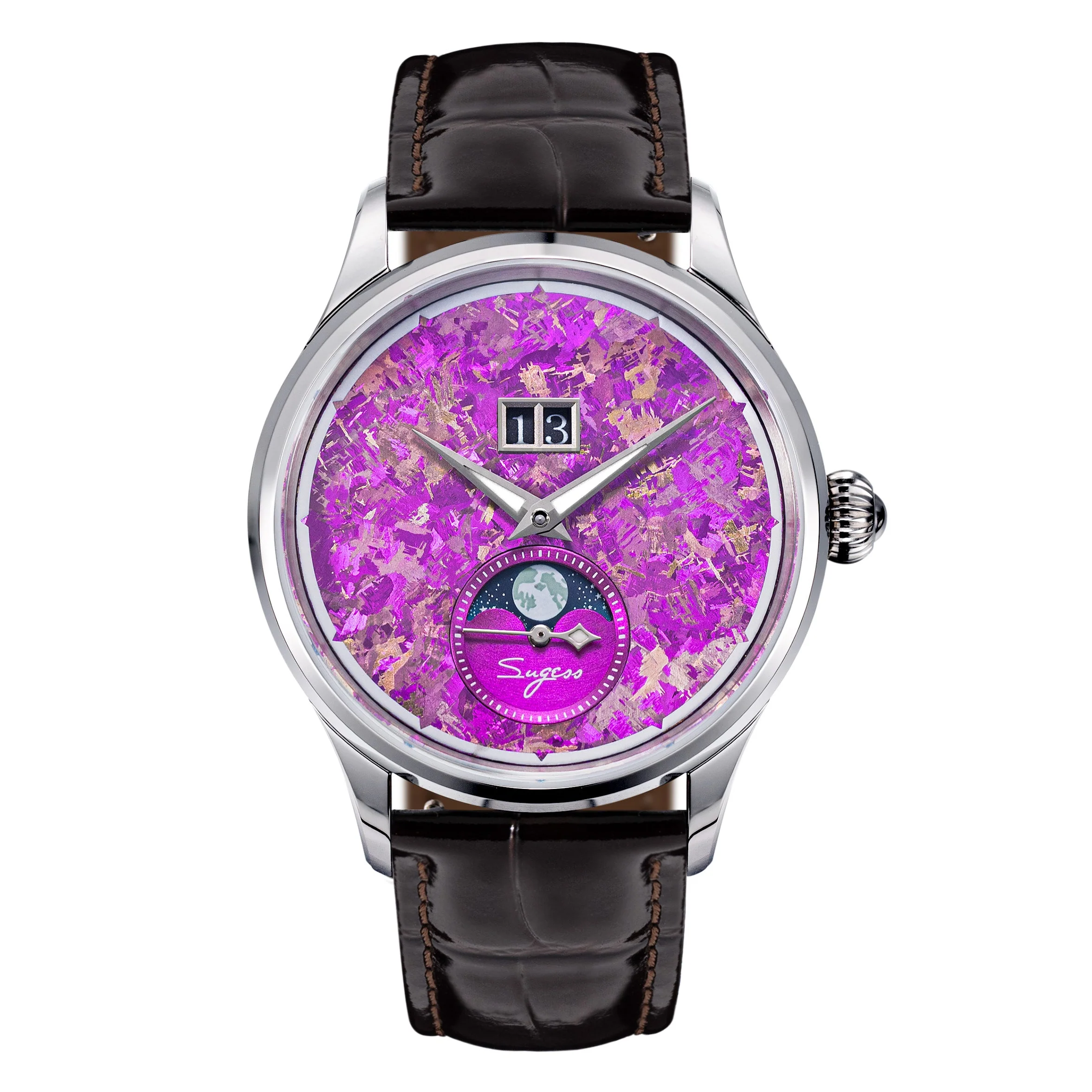 Sugess Sugess S401 MoonPhase Master Automatic Purple Dial