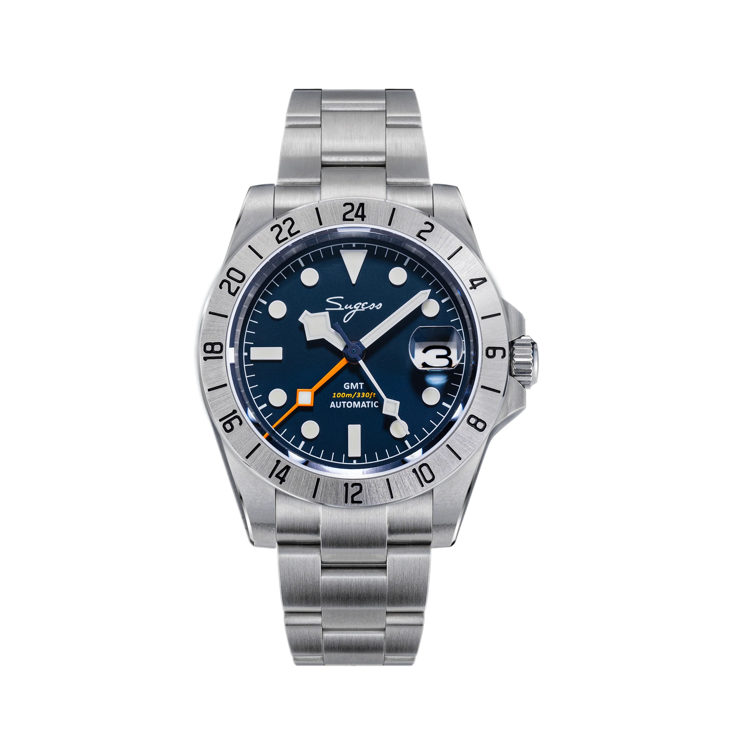 Sugess Heritage S463 BB GMT Deep Blue Dial
