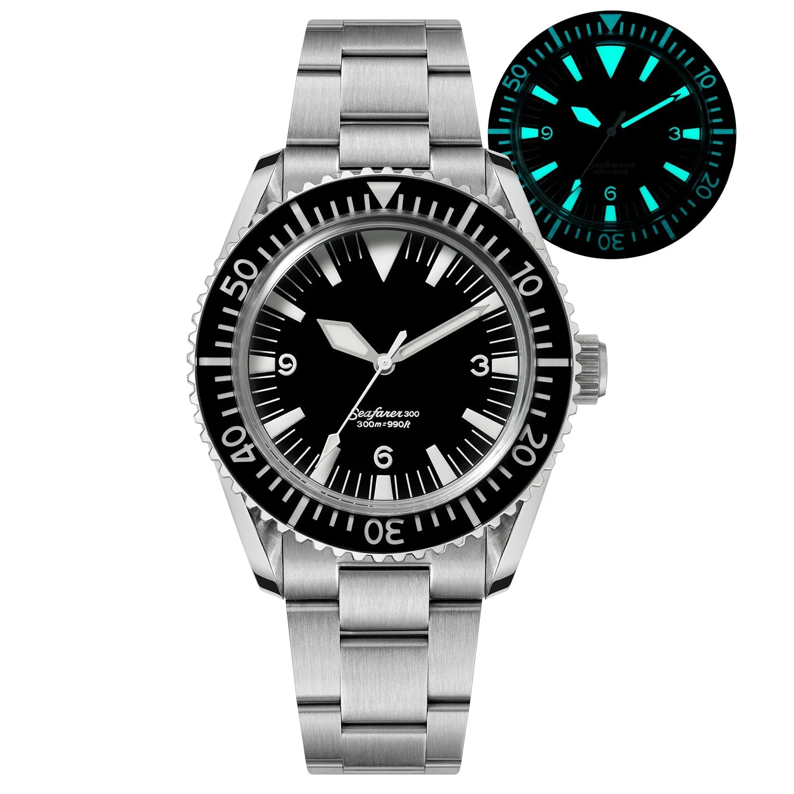 Thorn Seafarer WD1967Q 39mm VH31 Diver Watch