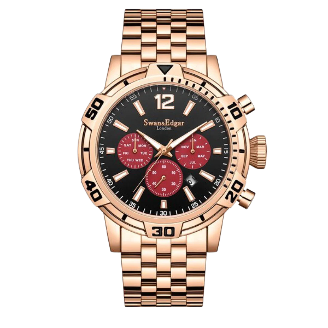 Swan & Edgar Pioneer Sports Automatic - Rose
