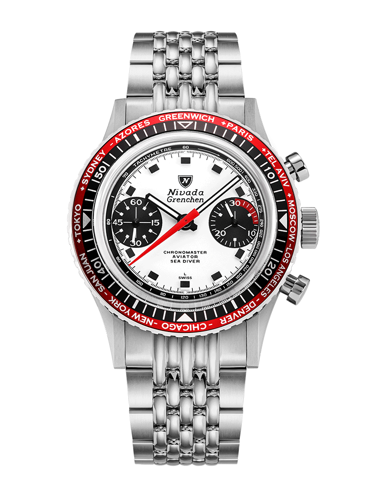 Nivada Grenchen CHRONOMASTER PANDA - 38MM